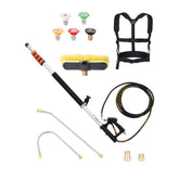 Pressure Washer Telescoping Wand 18ft with Brush Head Telescopic Spray Wand